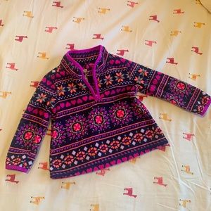 OshKosh B’Gosh 2T Fleece Zipper Pull Over